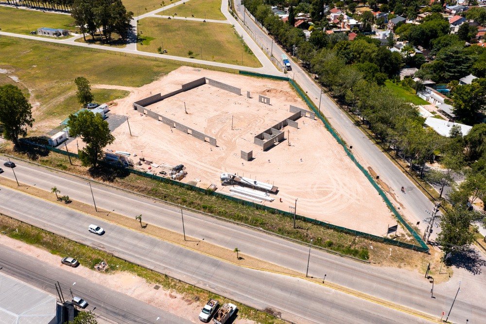 Continúa avanzando la obra del Microestadio Municipal