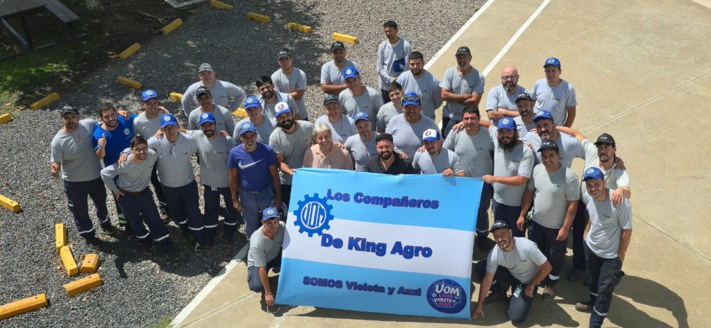 TRIUNFO DE LLA LISTA VIOLETA Y AZUL EN KING AGRO: UN RESPALDO CLAVE DE CARA A LAS ELECCIONES SECCIONALES EN LA UOM