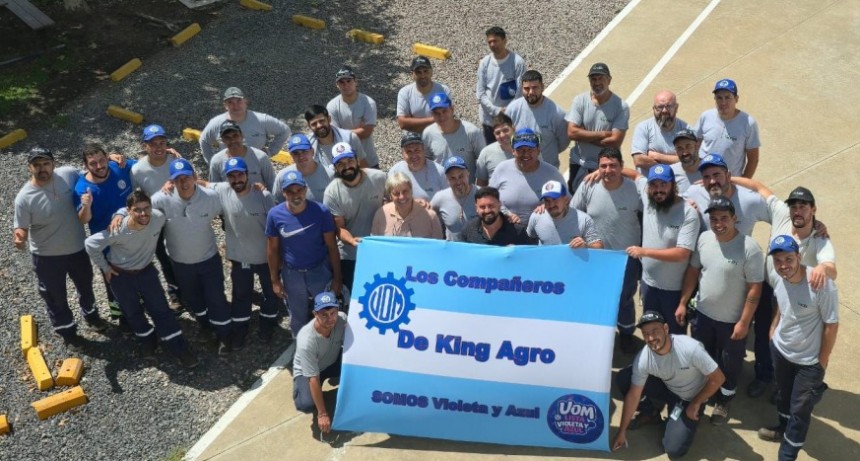 TRIUNFO DE LLA LISTA VIOLETA Y AZUL EN KING AGRO: UN RESPALDO CLAVE DE CARA A LAS ELECCIONES SECCIONALES EN LA UOM