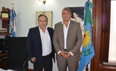 Ghione visit&oacute; al Senador provincial Jorge D�Onofrio