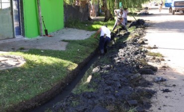 Nuevas tareas de mantenimiento en el barrio Don Manuel 