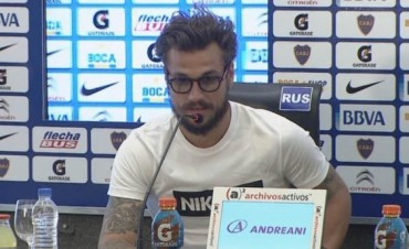 DANIEL OSVALDO EN CONFERENCIA DE PRENSA LUEGO DEL 5 A 0