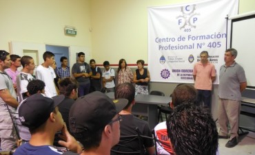 Inicio de Ciclo Lectivo en el CFP N&deg; 405     &ldquo;Formaci&oacute;n y la Capacitaci&oacute;n permanente   para formar parte de una sociedad m&aacute;s incluyente&rdquo;
