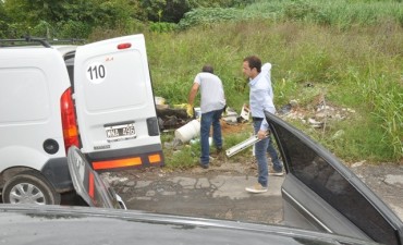 El Intendente intercedi&oacute; para evitar que un vecino arroje residuos en la v&iacute;a p&uacute;blica