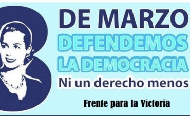 Mujeres, en su D&iacute;a: &ldquo;Nuestro principal desaf&iacute;o el luchar  porque no haya ni un derecho menos&rdquo;