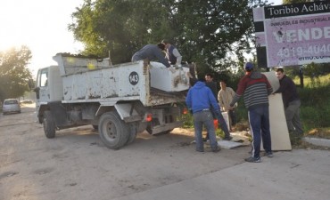 Contin&uacute;an limpiando basurales que se generan en distintos puntos de la ciudad