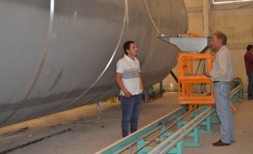 El Intendente recorri&oacute; la empresa Kaplast 