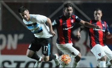 San Lorenzo empat&oacute; con Gremio de Porto Alegre 1 a 1