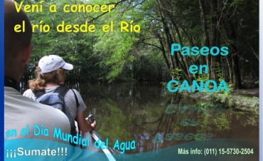 Paseos en canoa en el D�a Mundial del Agua