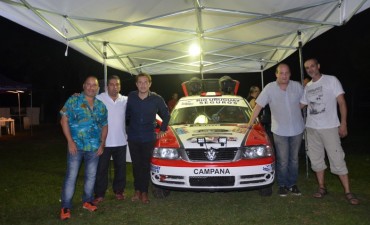 Abella acompa&ntilde;&oacute; la presentaci&oacute;n del equipo campanense que correr&aacute; en el Rally Federal  