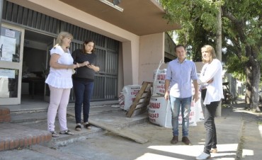 El Intendente recorri&oacute; la obra que se realiza en la Escuela Secundaria N&deg; 22