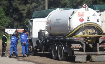 El Municipio control&oacute; transportes de carga con residuos especiales
