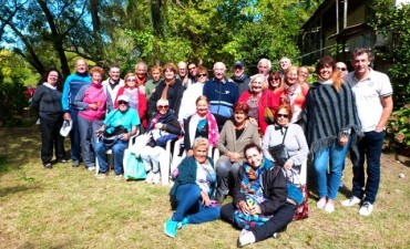 Los adultos mayores pasearon por la isla campanense 