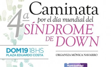 Hoy se realizar&aacute; la 4ta caminata por el D&iacute;a Mundial del S&iacute;ndrome de Down
