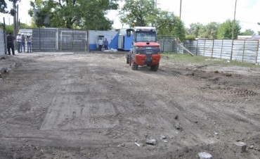 Arranc&oacute; la obra del centro recreativo del barrio La Josefa