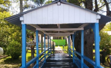 Refuerzan el muelle de la escuela N&ordm; 26 de la isla