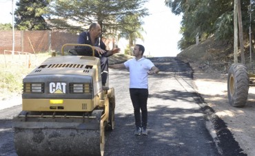 Avanza la repavimentaci&oacute;n en la barranca de los remeros