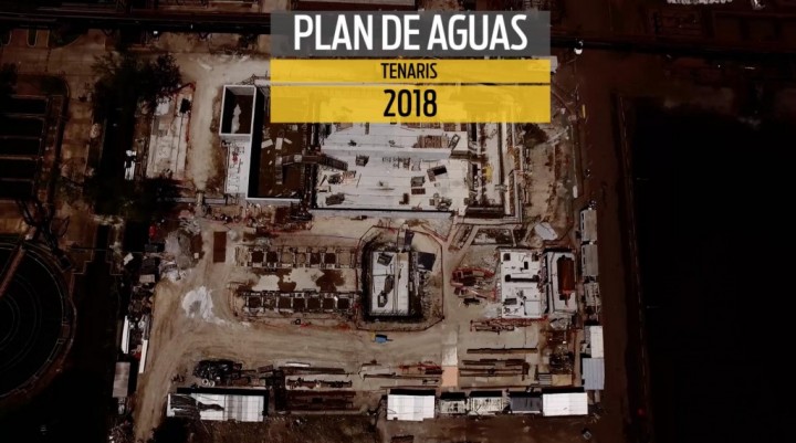 Tenaris avanza en la construcci&oacute;n de su nueva planta de tratamiento de agua 
