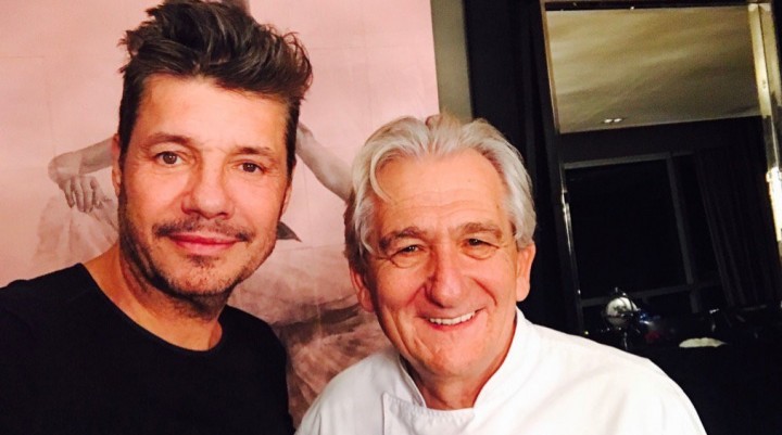 Macri cen&oacute; con las estrellas y el cocinero fue Pedro Picciau