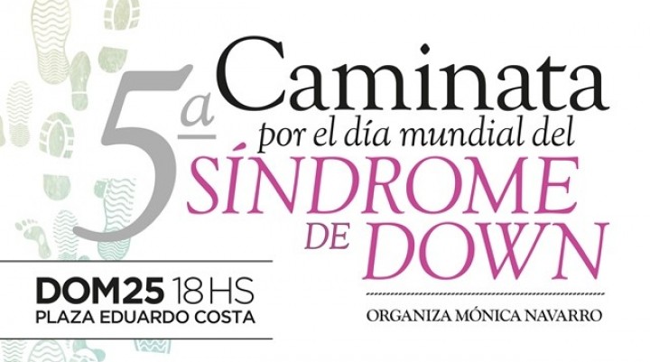 Hoy es la 5&ordm; caminata por el D&iacute;a Mundial del S&iacute;ndrome de Down