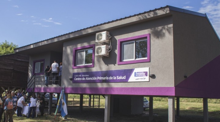 Abella inaugur&oacute; el nuevo edificio del CAPS del Blondeau