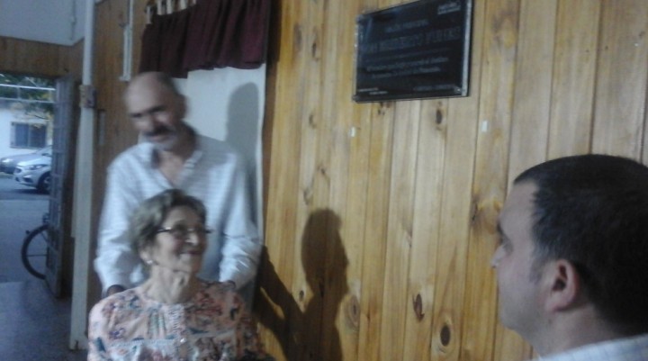 Acto en la Sociedad de Fomento del Barrio Dallera-Romano