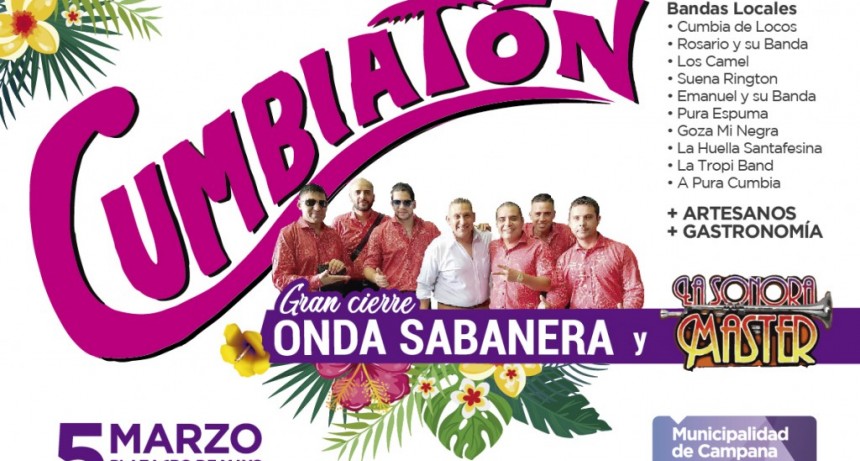 El Cumbiat&oacute;n llega a la Plaza 1&deg; de Mayo
