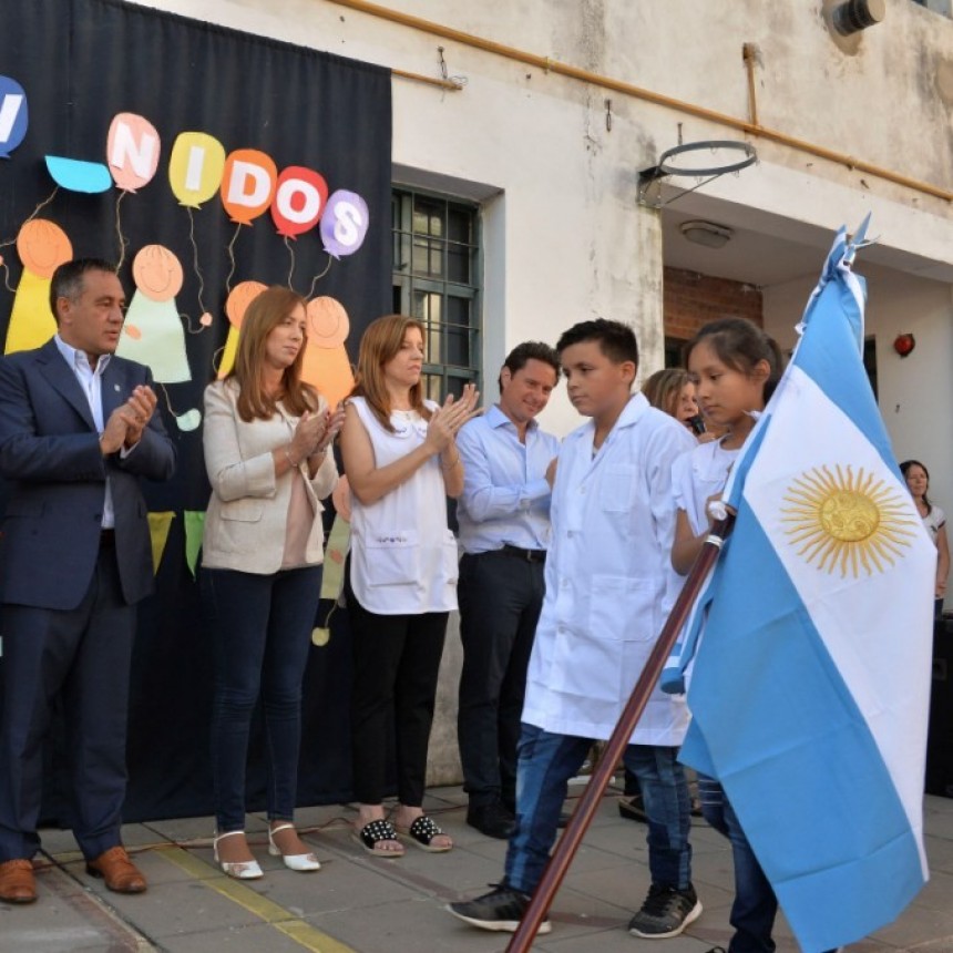 MAR&Iacute;A EUGENIA VIDAL INAUGUR&Oacute; EL CICLO LECTIVO 2019 EN UNA ESCUELA DEL PARTIDO DE TRES DE FEBRERO 