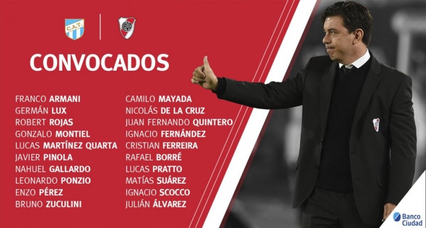 River Plate visita este domingo a Atl&eacute;tico Tucum&aacute;n 