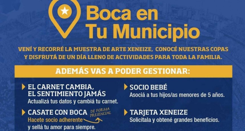 La muestra itinerante de Boca Juniors llega a Campana