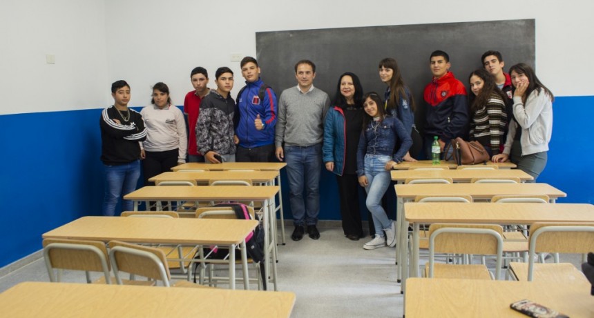 Villanueva: inauguran importantes obras en la Escuela Secundaria N&ordm; 20