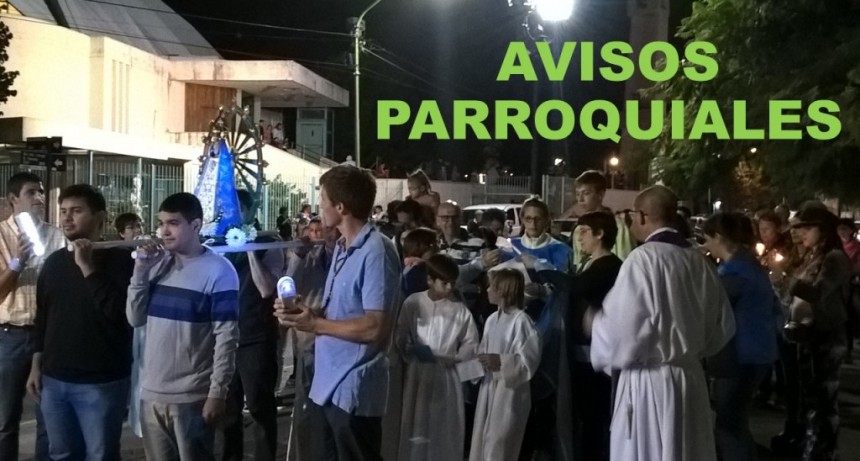AVISOS PARROQUIALES