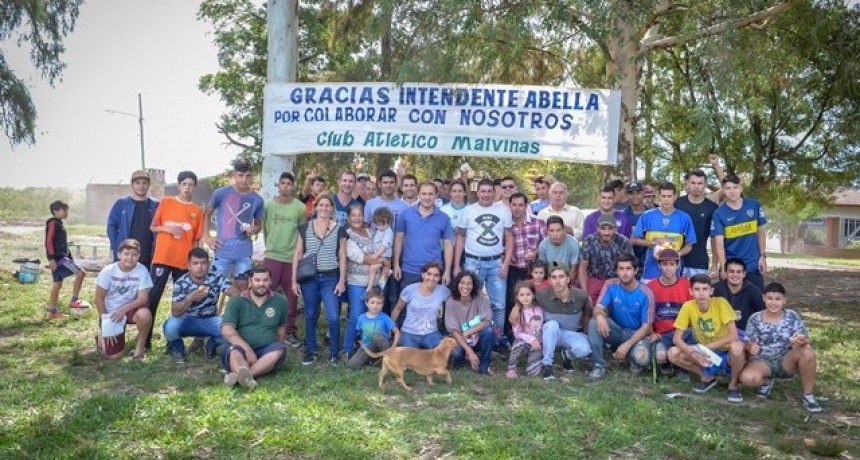 Se inaugur&oacute; la nueva cancha &ldquo;Club Atl&eacute;tico Malvinas&rdquo;