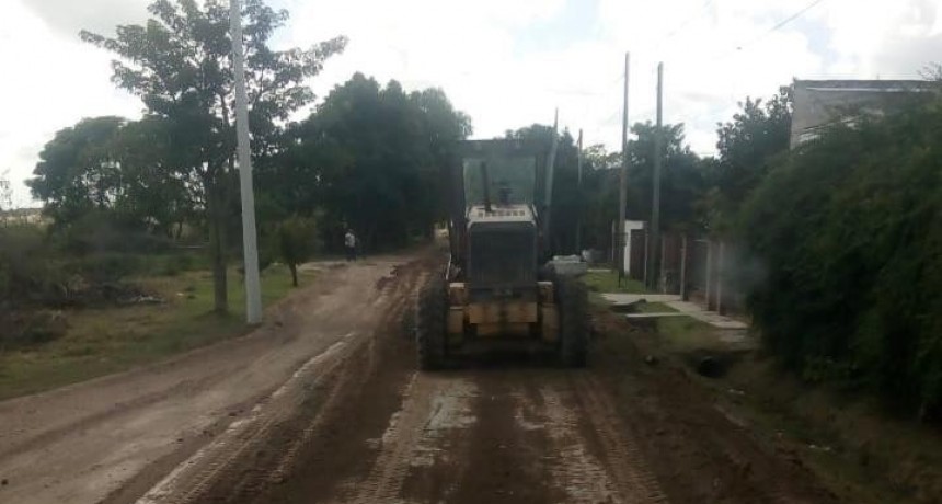 En San Jacinto, contin&uacute;an los trabajos de mantenimiento integral 