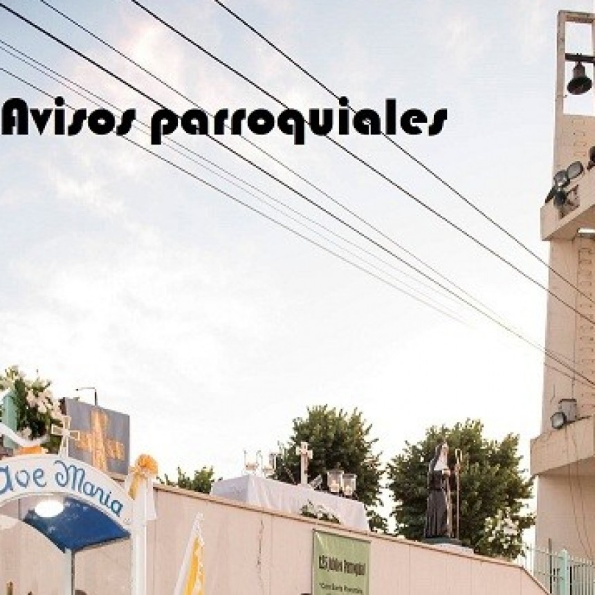 AVISOS PARROQUIALES