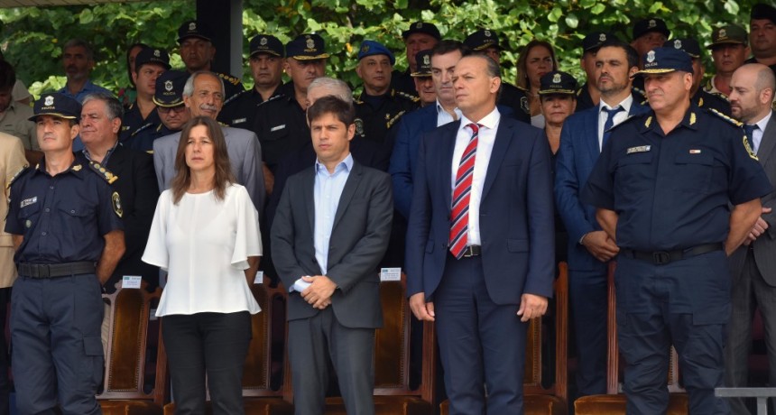 El ministro Berni present&oacute; nuevas autoridades de la Polic&iacute;a provincial en el cierre del Operativo Sol 2019/2020