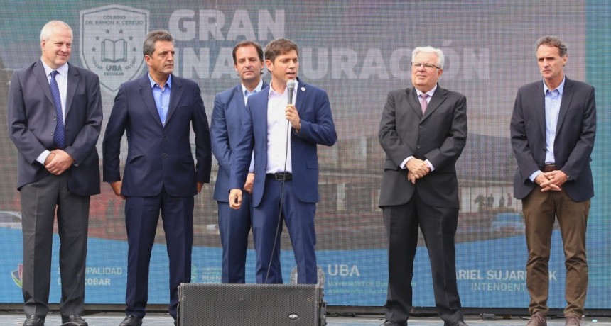 Kicillof: "La educaci&oacute;n p&uacute;blica y de calidad tiene que estar al alcance de los y las bonaerenses"