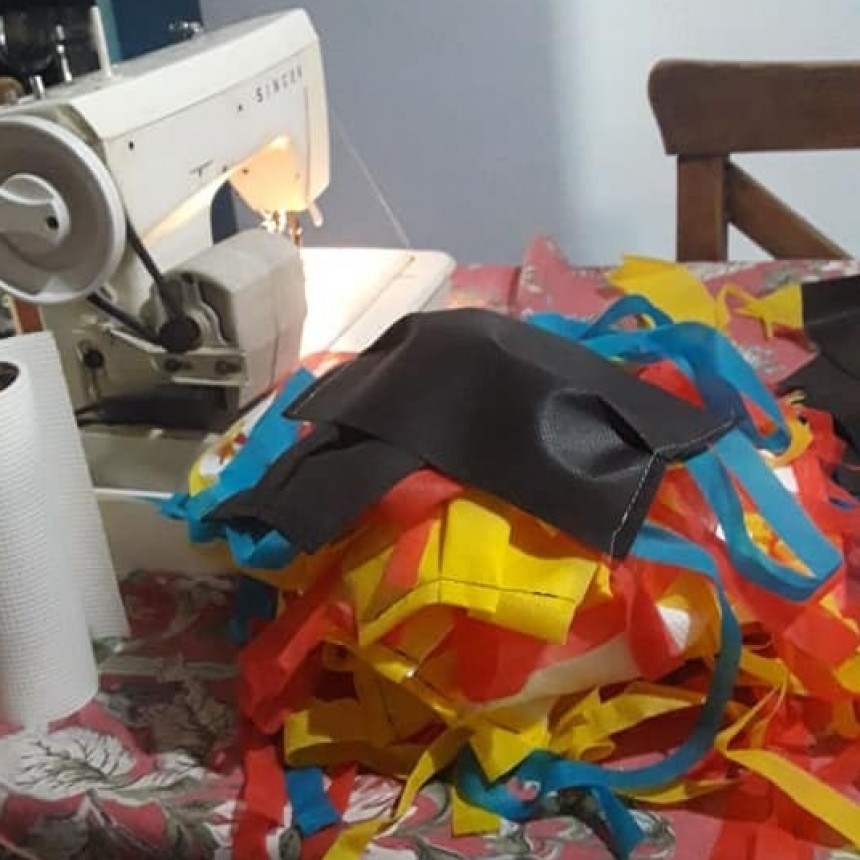 Las vecinas de Barrios Amigos confeccionan barbijos y piden colaboraci&oacute;n de la comunidad