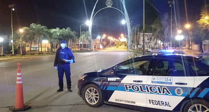 YA SON 36 LOS DETENIDOS POR NO RESPETAR LA CUARENTENA EN CAMPANA 