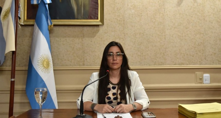 Casaretto resaltó que el HCD continúa trabajando normalmente, pero con protocolos y sesiones a puertas cerradas   