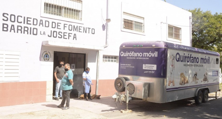 El quirófano móvil volvió a recorrer los barrios 