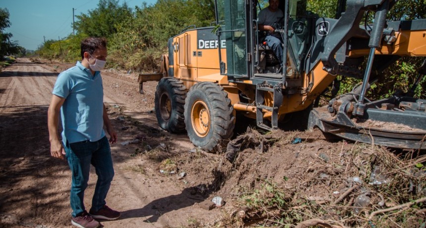 El Municipio encara importantes trabajos de mantenimiento en Las Praderas