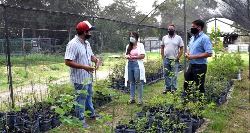  Casaretto visitó el vivero municipal y destacó la importancia del proyecto