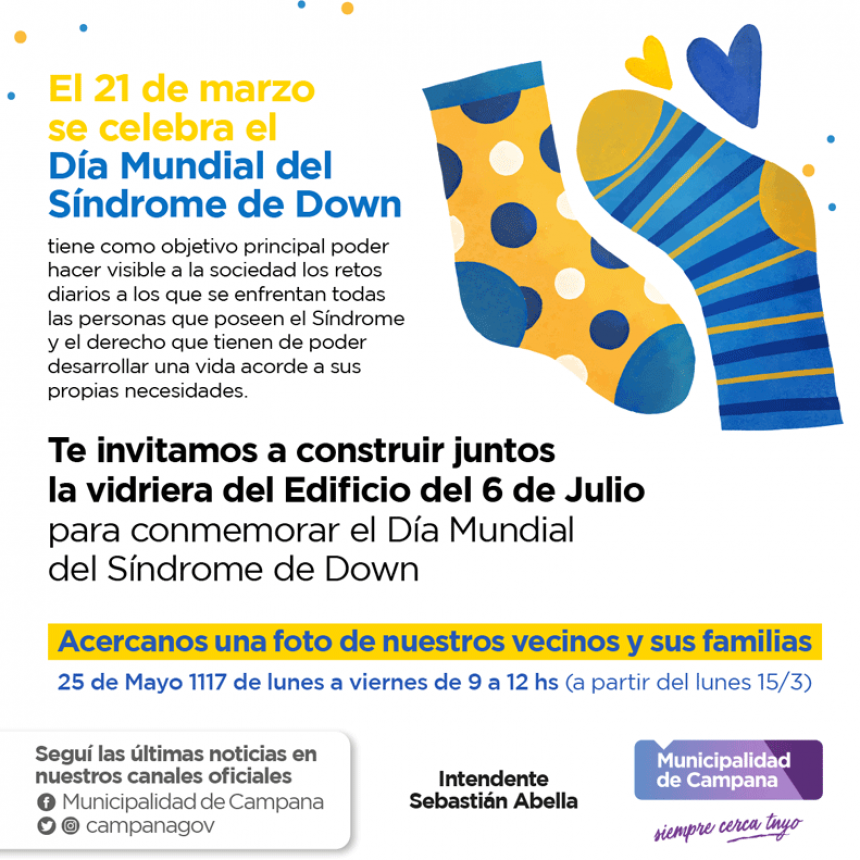 Múltiples actividades por el Día Mundial del Síndrome de Down