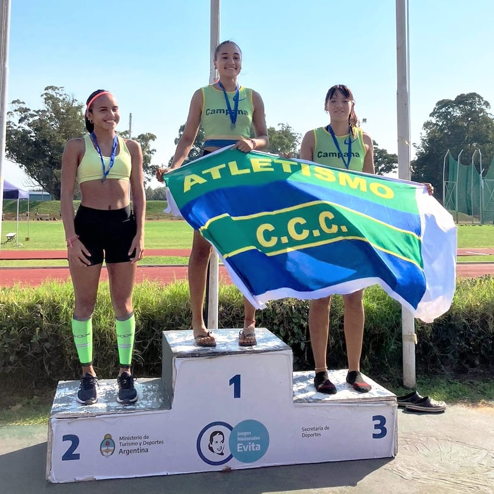 Atletismo: el C.C.C cosechó 15 medallas en el Campeonato Provincial U20