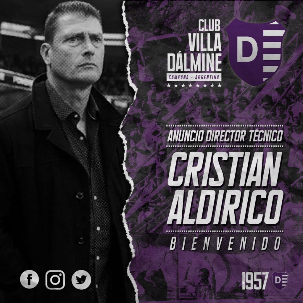 Villa Dálmine tiene nuevo entrenador