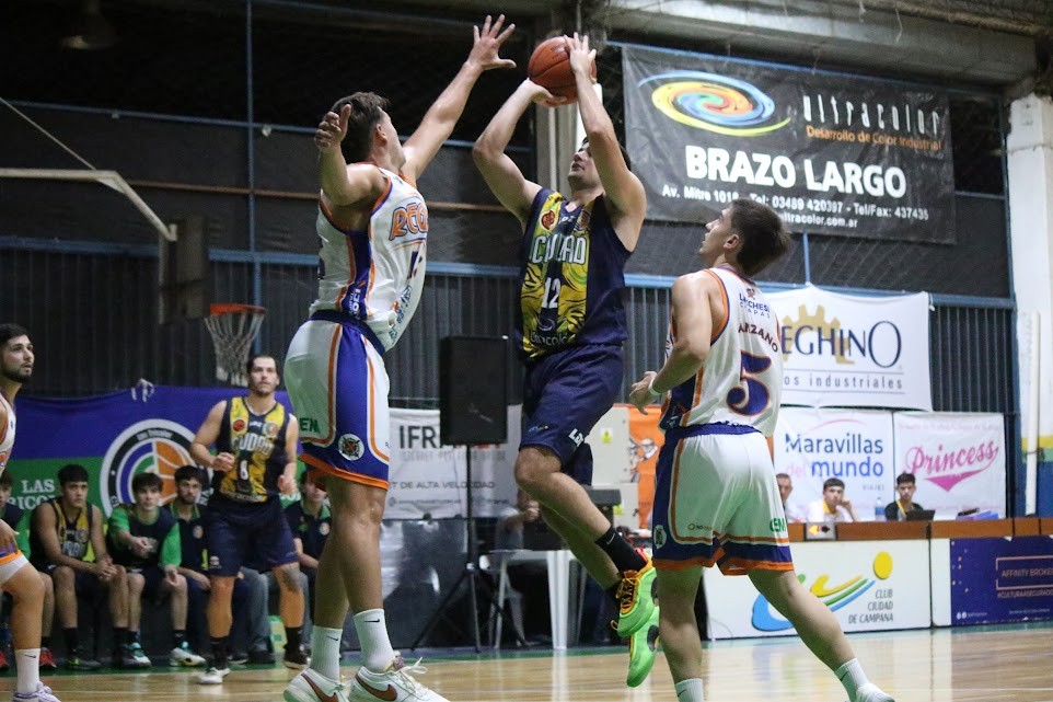 Liga Federal: Ciudad de Campana no pudo ante la jerarqu&iacute;a de Regatas (SN)