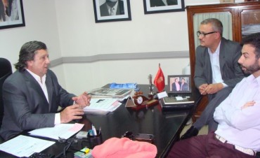 Oscar Trujillo se reuni&oacute; con el Subsecretario del Interior de la Naci&oacute;n Lo hizo acompa&ntilde;ado del Lic. Germ&aacute;n Jendrulek