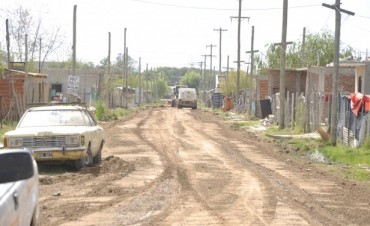 El Municipio realiza obras de mejoras en el barrio San Cayetano