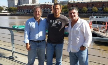 OSCAR CÓRDOBA JUNTO A JOSÉ BERALDI